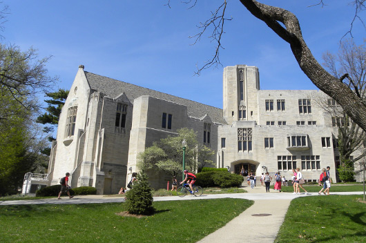 Campus in spring